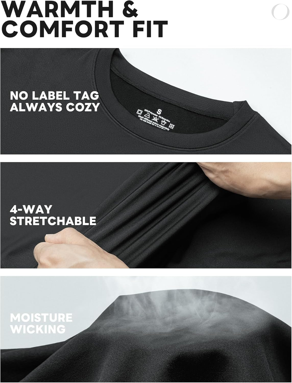 Thermal Underwear Set for Women Long Johns with Fleece Lined, Base Layer Women Cold Weather Top Bottom