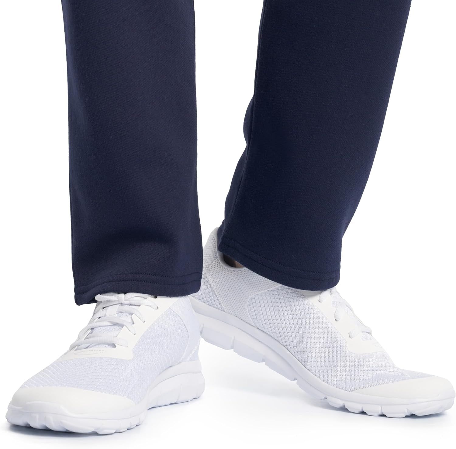 Mens Eversoft Fleece Open Bottom Sweatpants with Pockets, Relaxed Fit, Moisture Wicking, Breathable