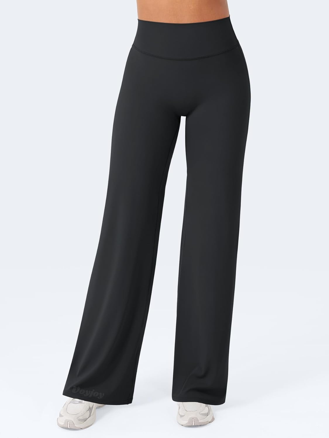 Straight Leggings Bottoms Wide Leg Pants for Women 29"/ 31.5"/33"/35" High Waist Stretch Casual Sweatpants