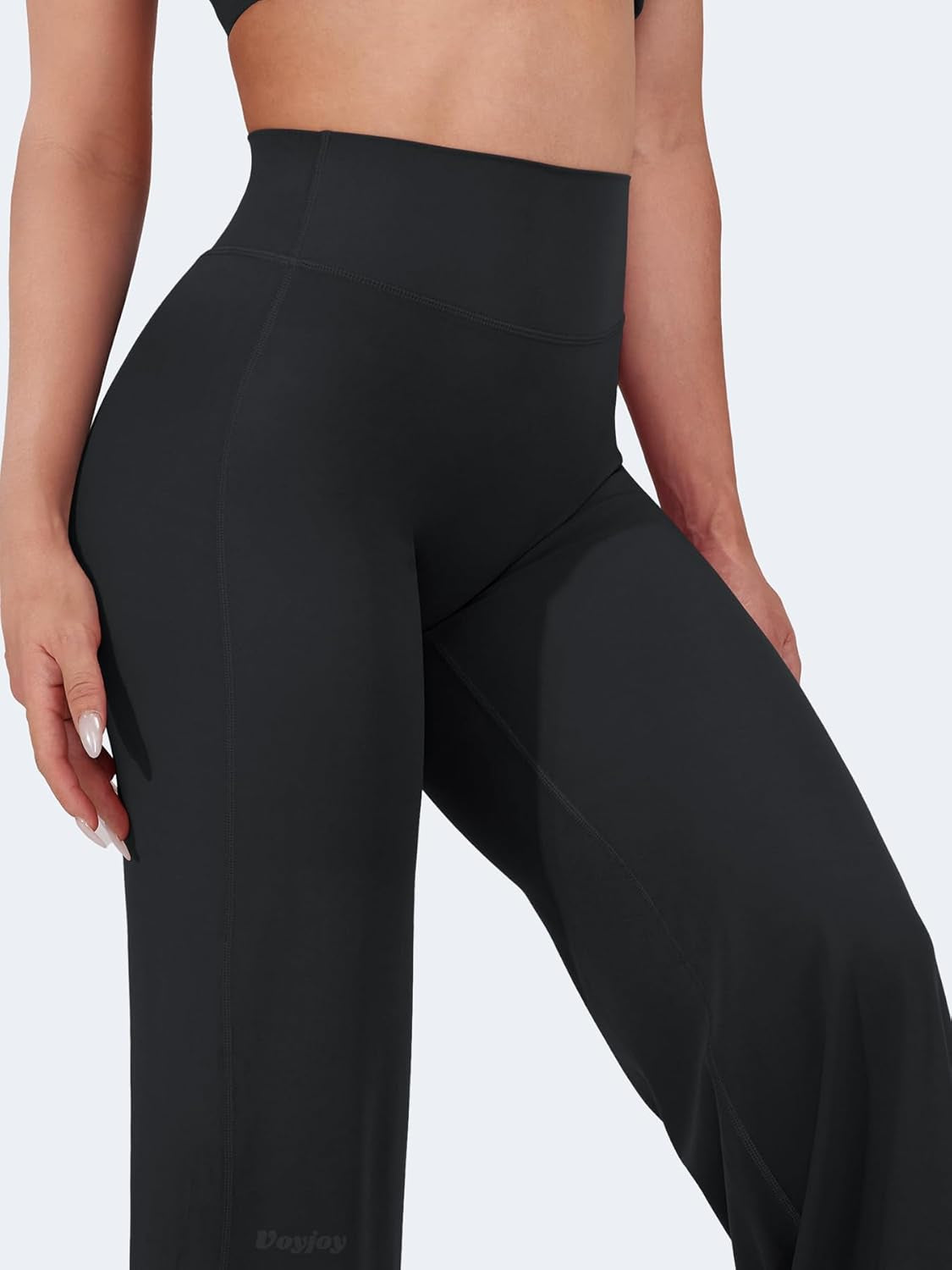 Straight Leggings Bottoms Wide Leg Pants for Women 29"/ 31.5"/33"/35" High Waist Stretch Casual Sweatpants