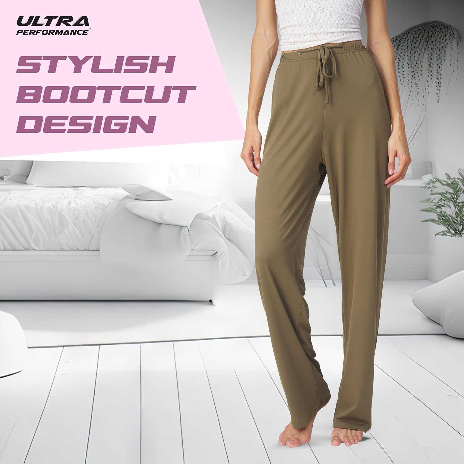 Womens Pajama PJ Pants 3 Pack Lounge Bottoms Pajamas for Women (Avail in plus Sizes)