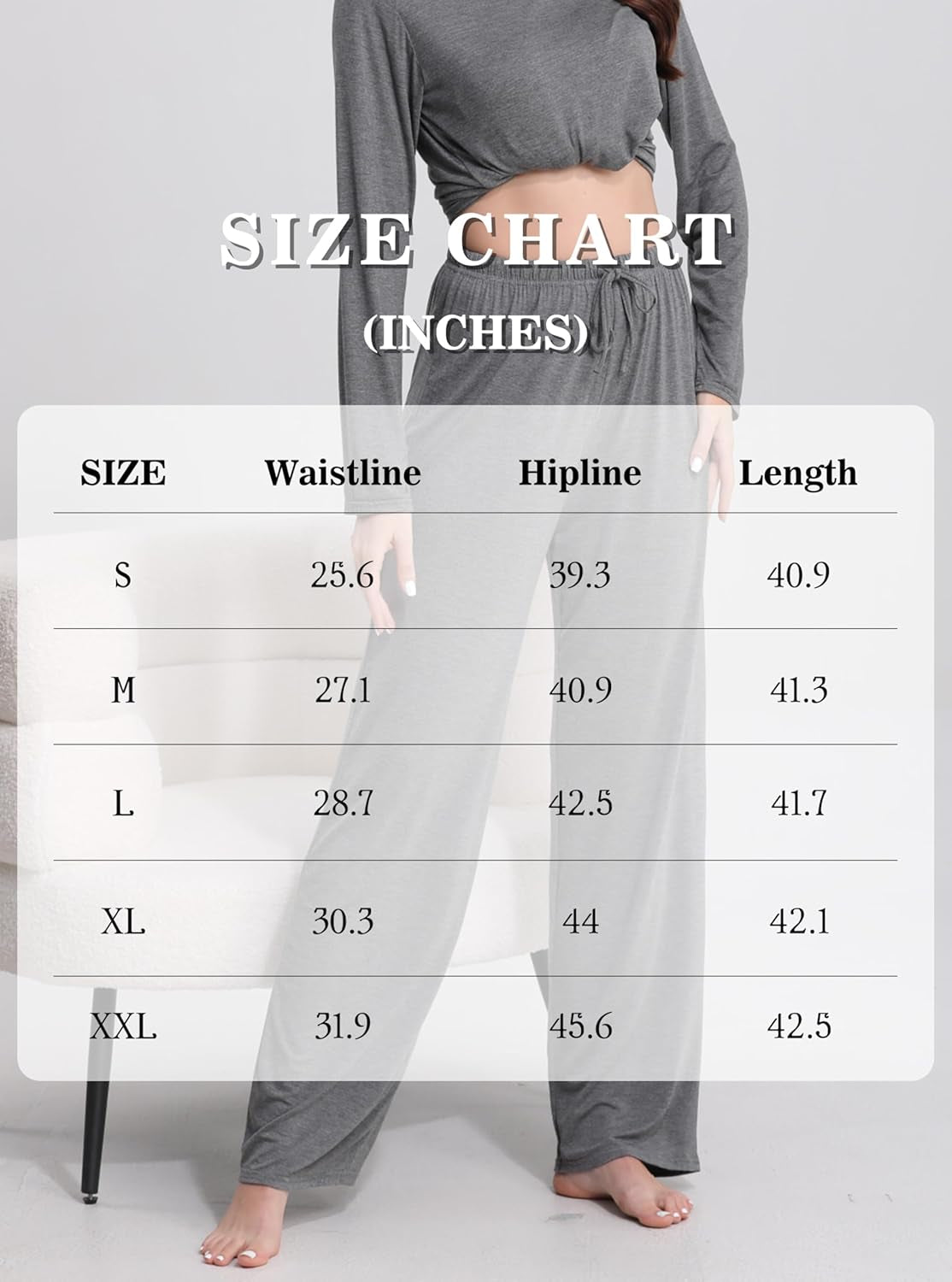 3 Pack Women'S Lounge Pants Wide Leg Yoga Pants Soft Pajama Bottoms Drawstring Casual Loose Sweatpants