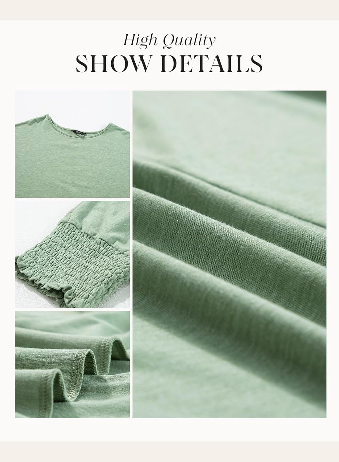 Women'S 2026 Fashion Tops 3/4 Sleeve T-Shirts Cute Crewneck Basic Business Tees Blouses