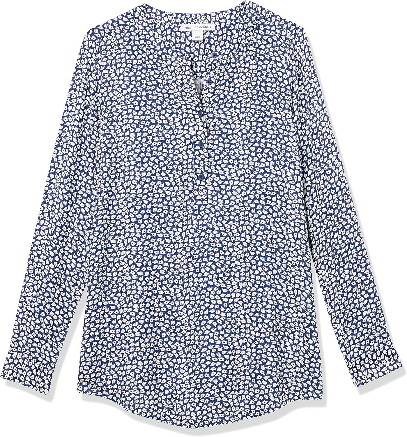 Women'S Long-Sleeve Woven Blouse