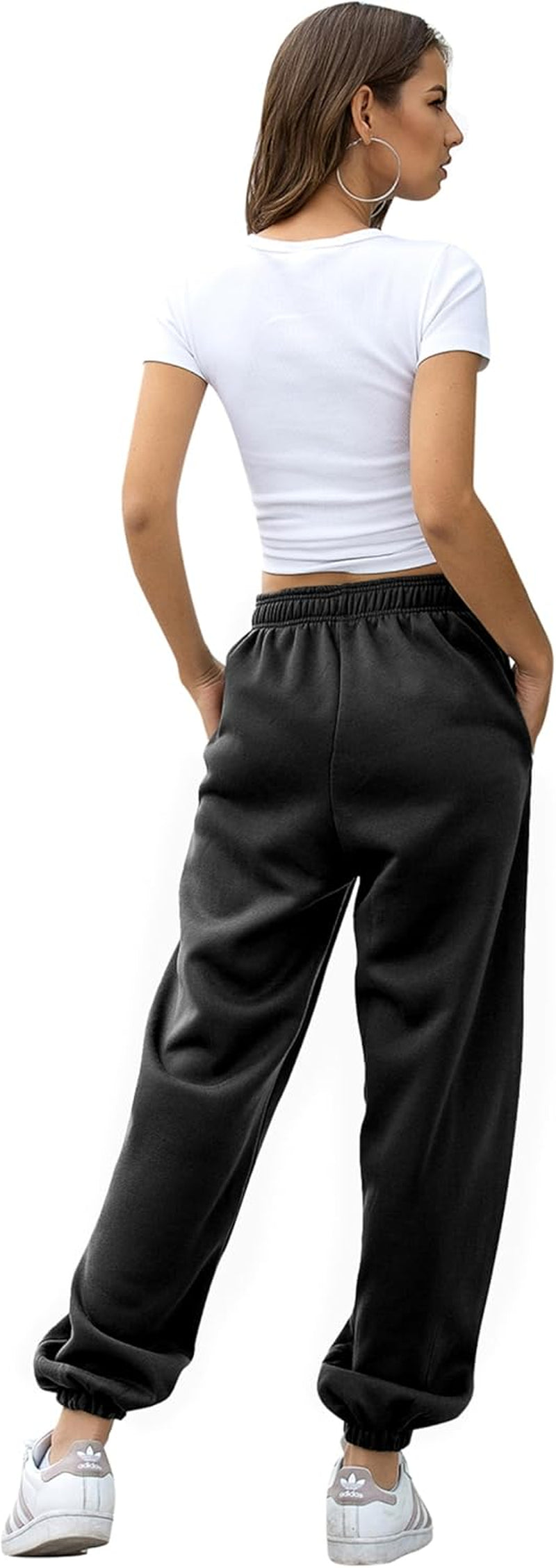 Cinch Bottom Sweatpants for Women with Pockets
