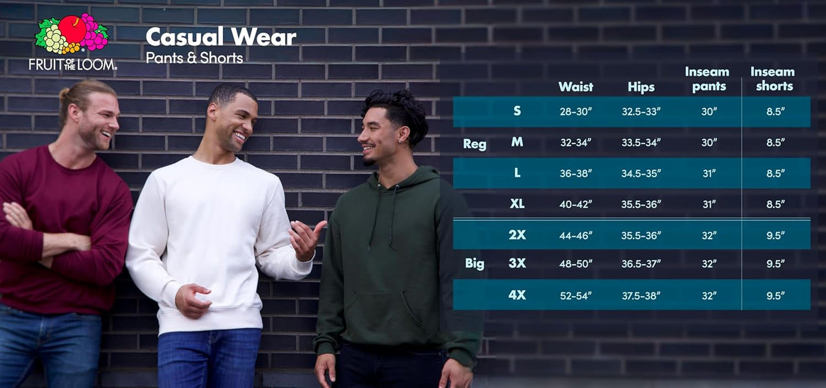 Mens Eversoft Fleece Open Bottom Sweatpants with Pockets, Relaxed Fit, Moisture Wicking, Breathable