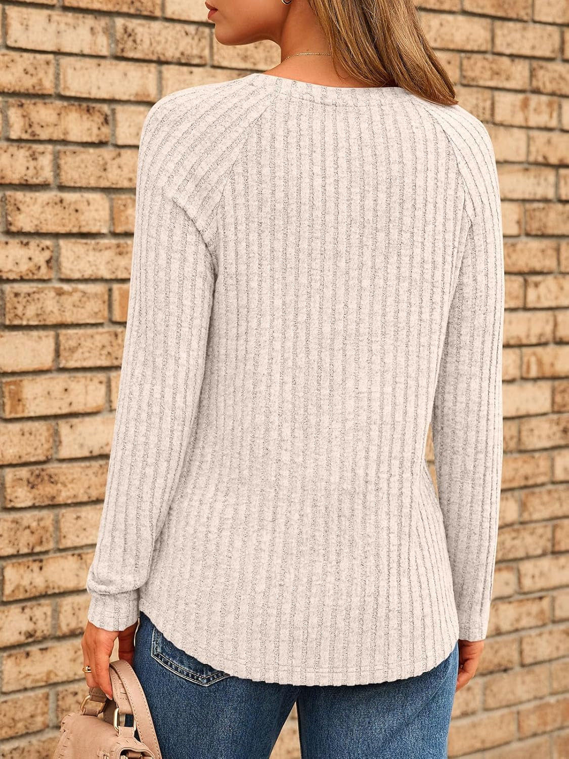 Womens Long Sleeve Shirts Fall Fashion Tops 2025 Blouses Dressy Sweaters Tunic Winter Clothes Casual Outfits