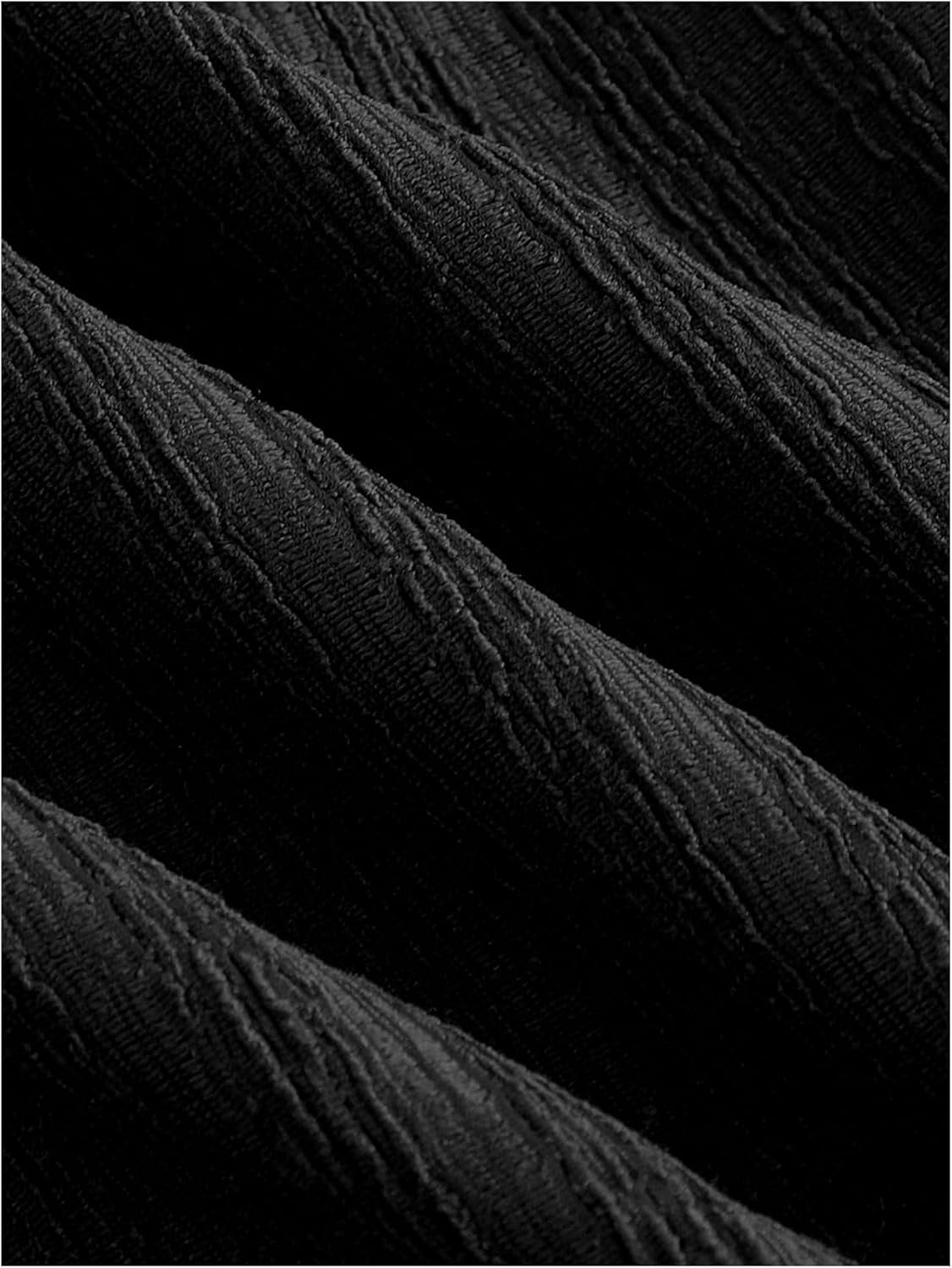 Women'S Button down T Shirt Collared V Neck Bell Long Sleeve Casual Tops