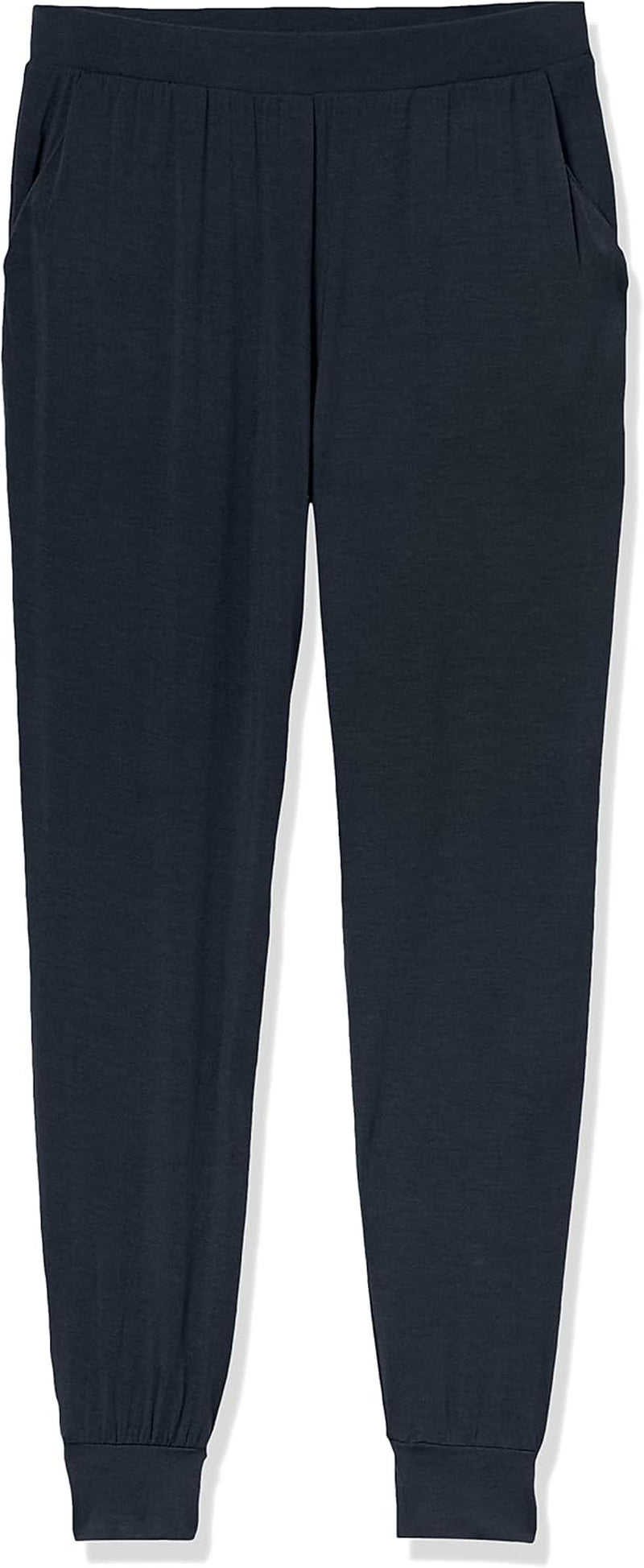 Womens Lightweight Knit Jersey Pajama Pants, Jogger Lounge Sleep Wear with Pockets