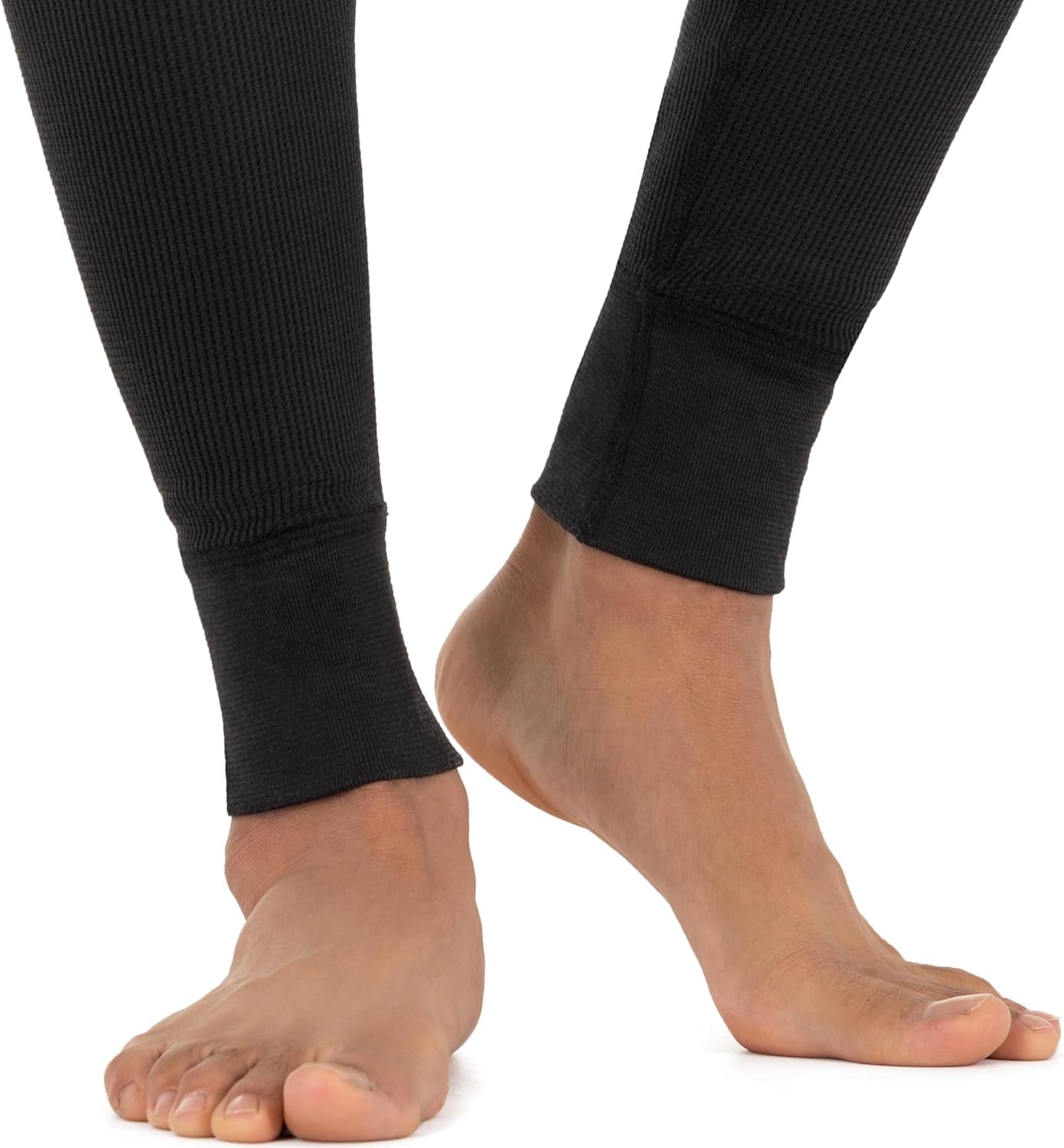 Mens Recycled Premium Waffle Thermal Underwear Long Johns Bottom (1, 2, 3, and 4 Packs)