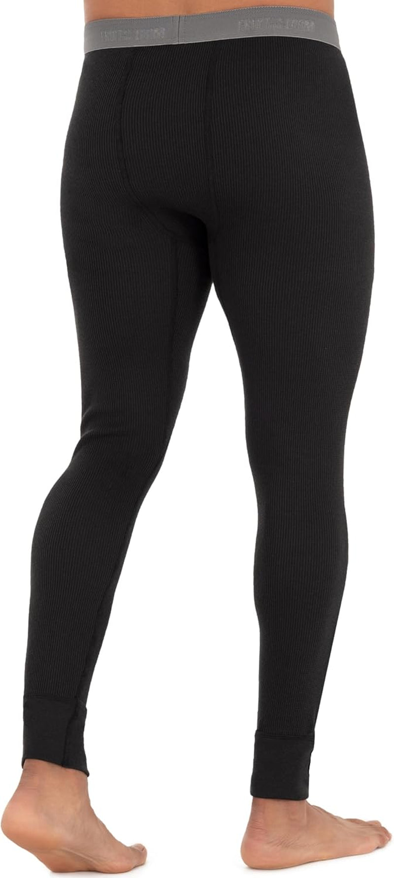 Mens Recycled Premium Waffle Thermal Underwear Long Johns Bottom (1, 2, 3, and 4 Packs)