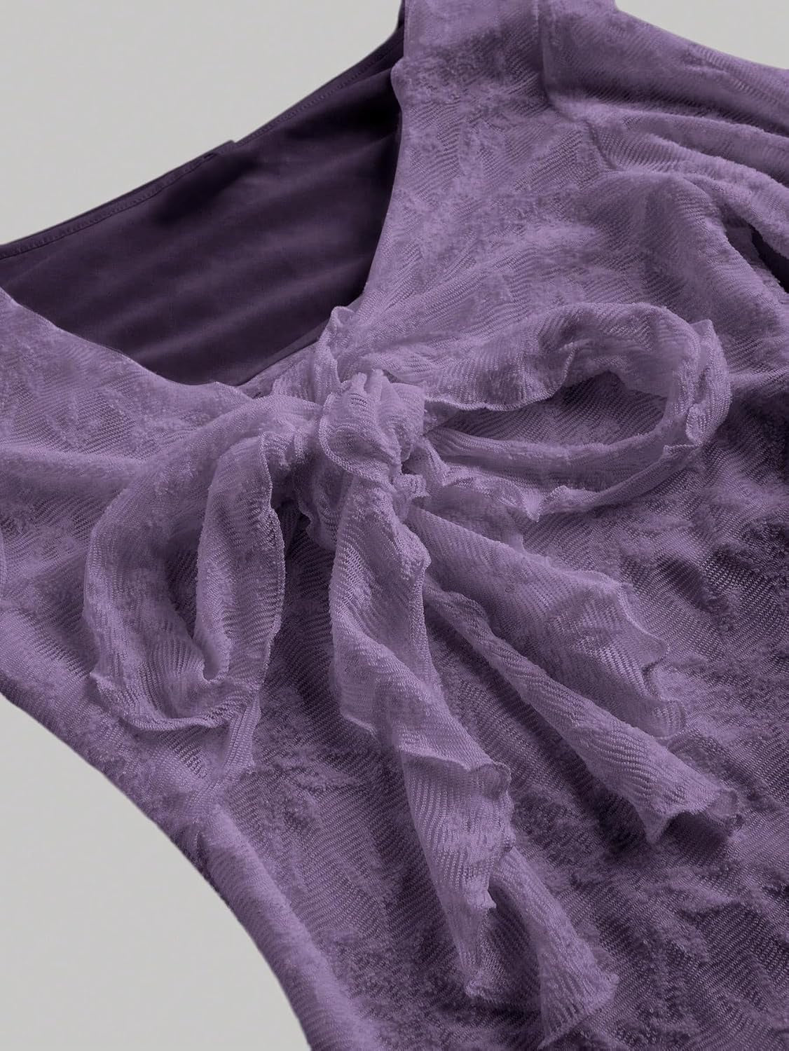 Women'S Y2K Tie Front Tops Bell Sleeve Floral Print Mesh Tops Long Sleeve Shirts 2000S Clothing